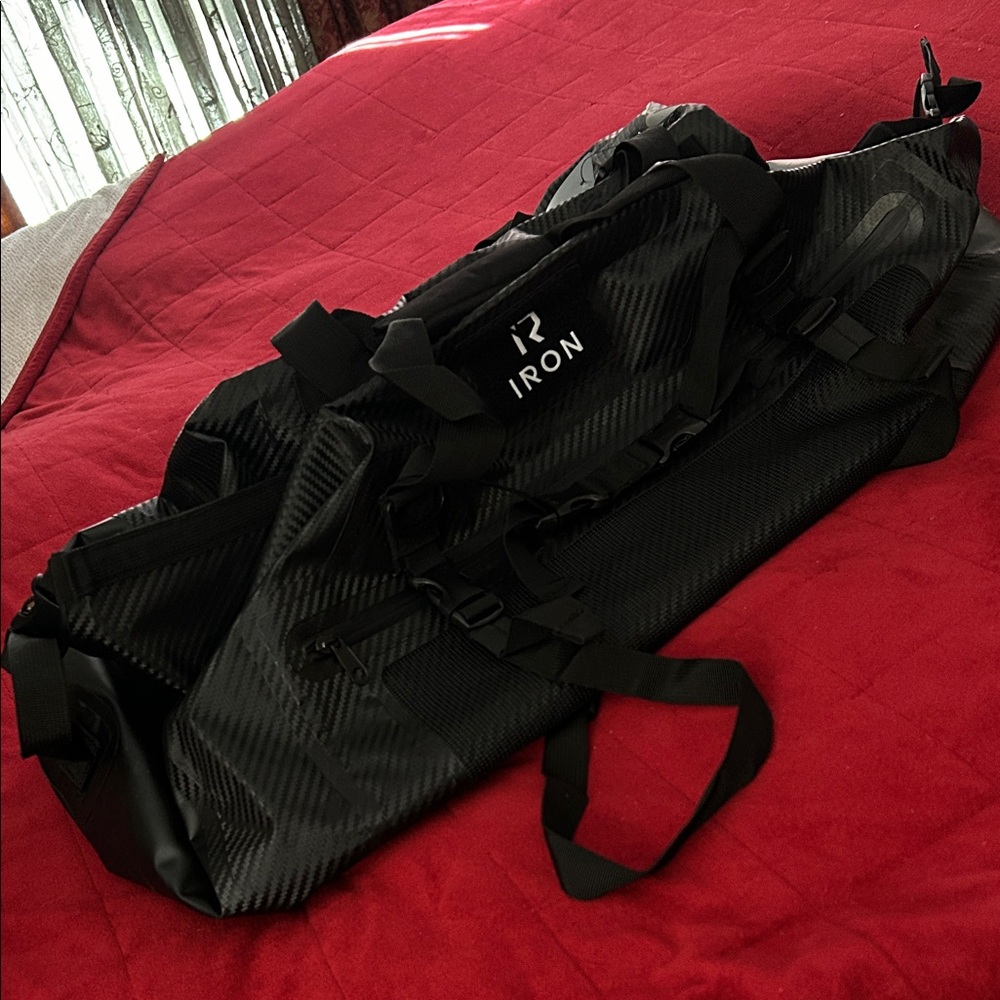 IRON Carbon Black motorcycle  Bag